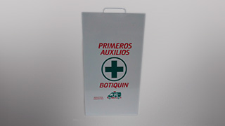 Caja Botiquín Primeros Auxilios Metálico 22,5 X 28 X 10 Cm.